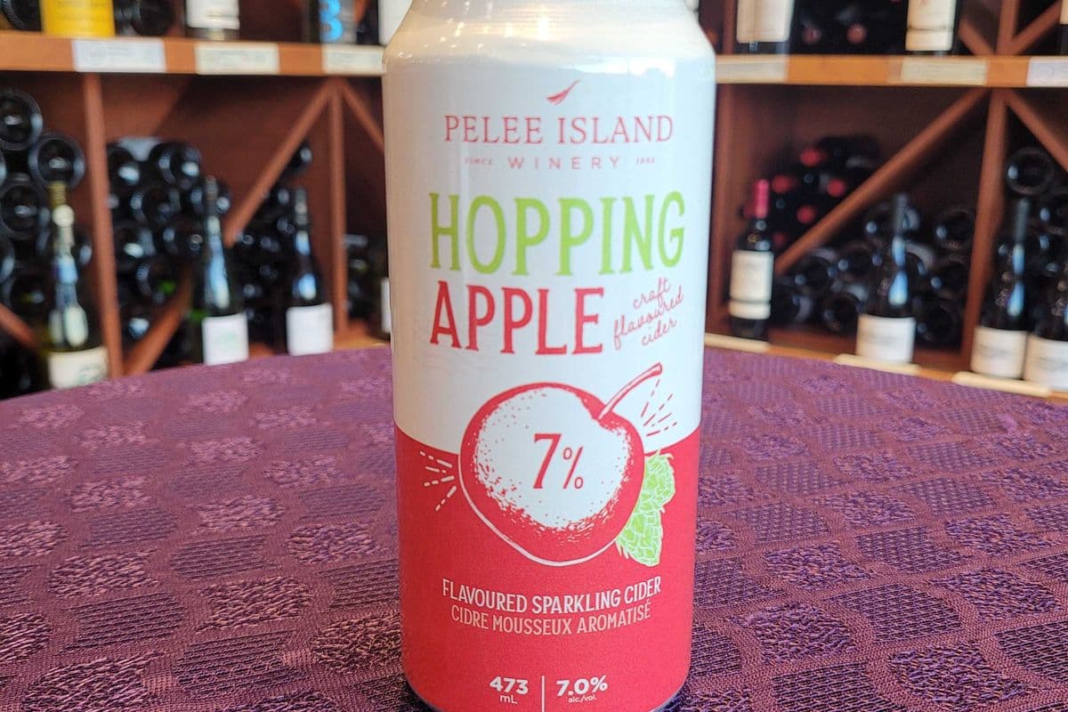 cider | 473ml pelee island hopping apple craft cider (1 x 473ml)