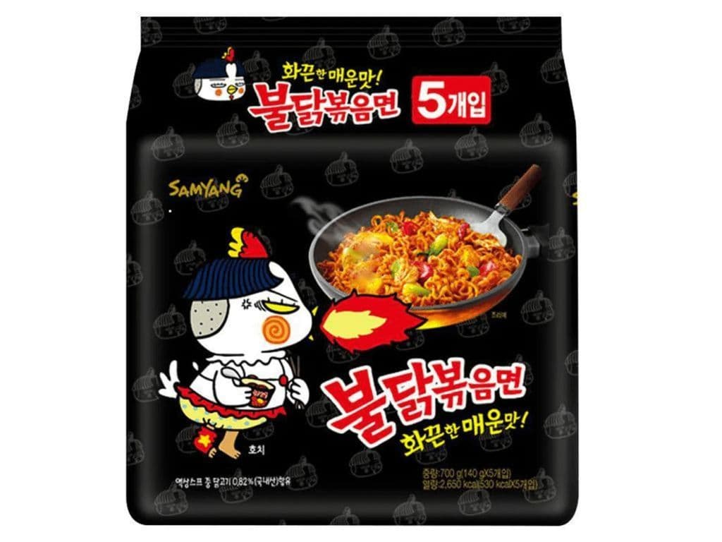 Buldak Hot Chicken 5-Pack