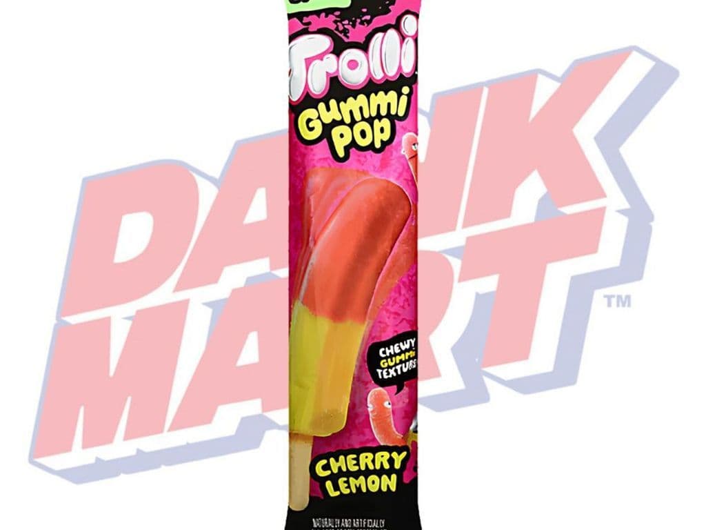 Trolli Gummi Pop Cherry Lemon - 3oz
