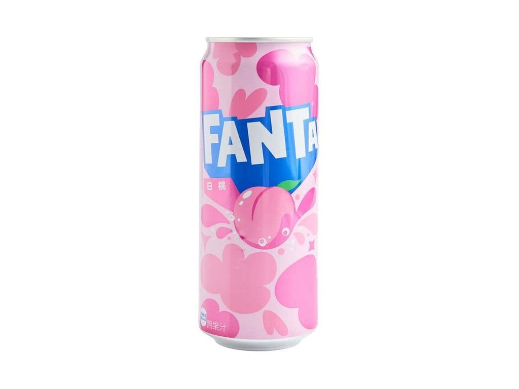 Fanta White Peach Japanese Soda Pop 500ml Asian Drink