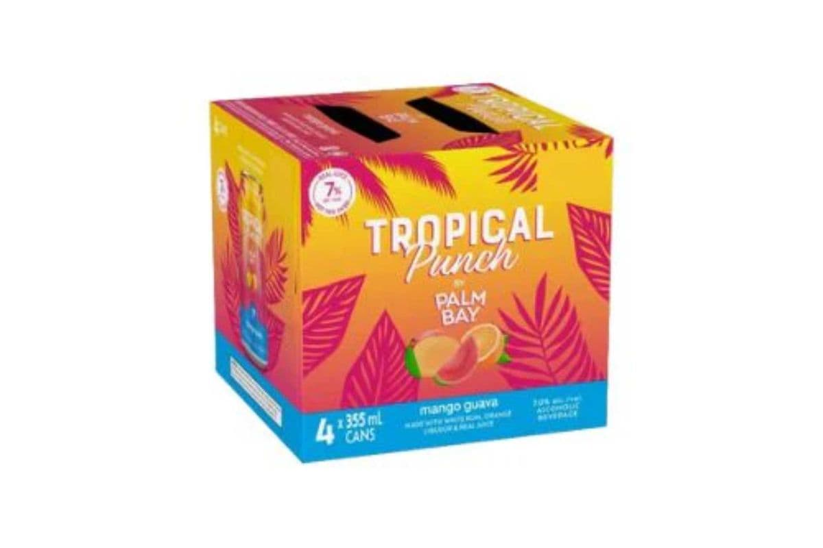 Palm Bay Mango Guava Rum Tropical Punch (4 x 355 ml Cans)