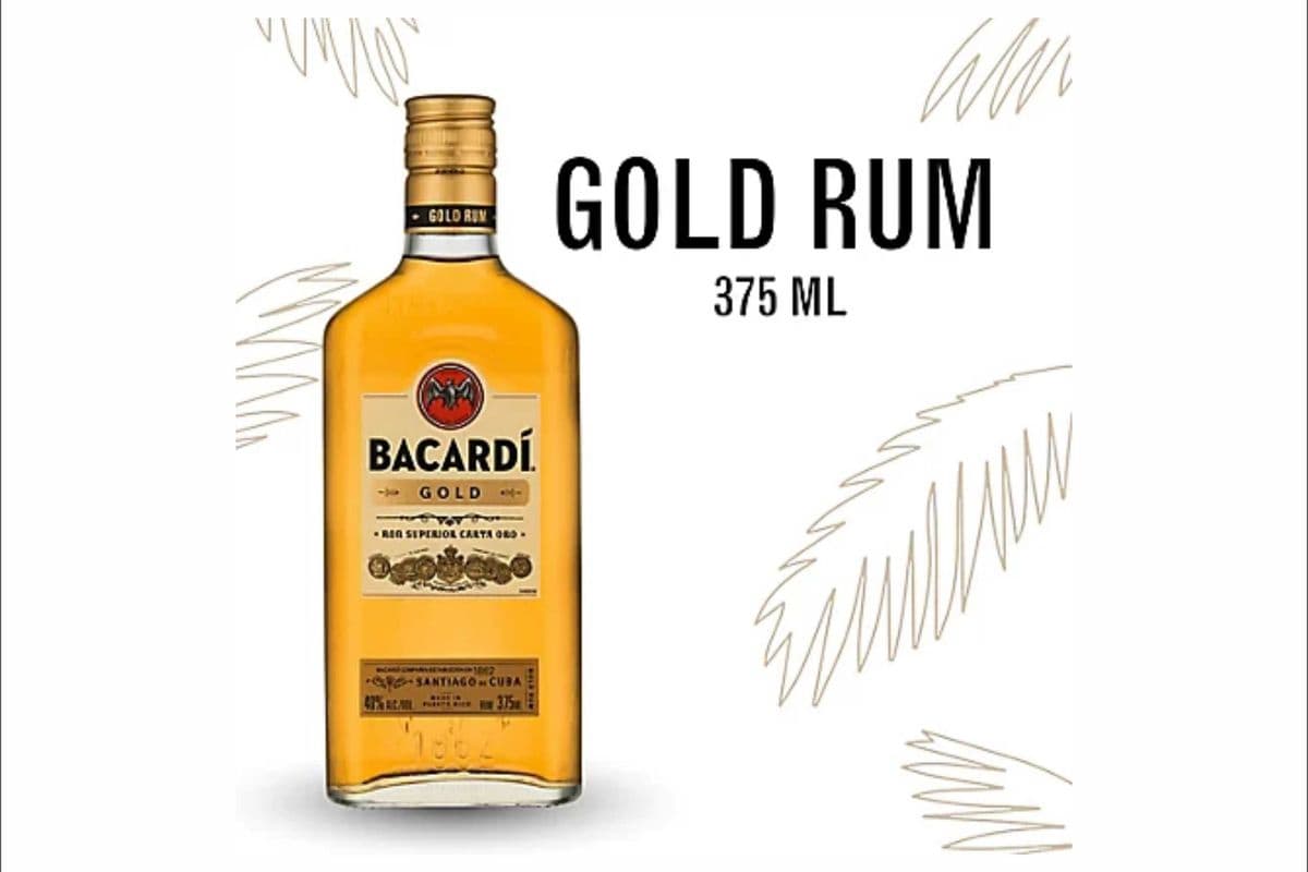 Bacardi Gold Rum (375ml) (1 x 375ml)