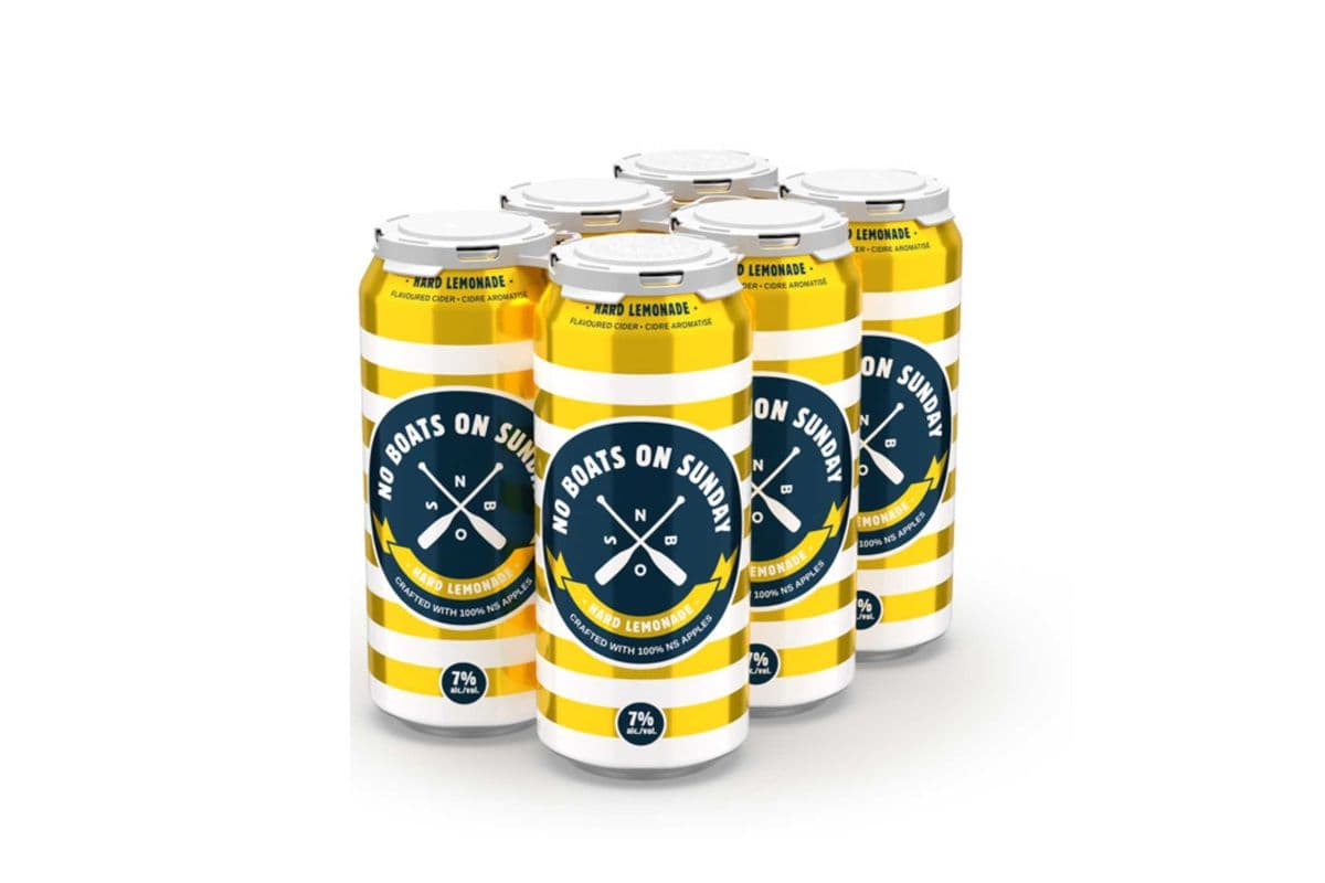 No Boats On Sunday Hard Lemonade Cider (4 x 473ml)