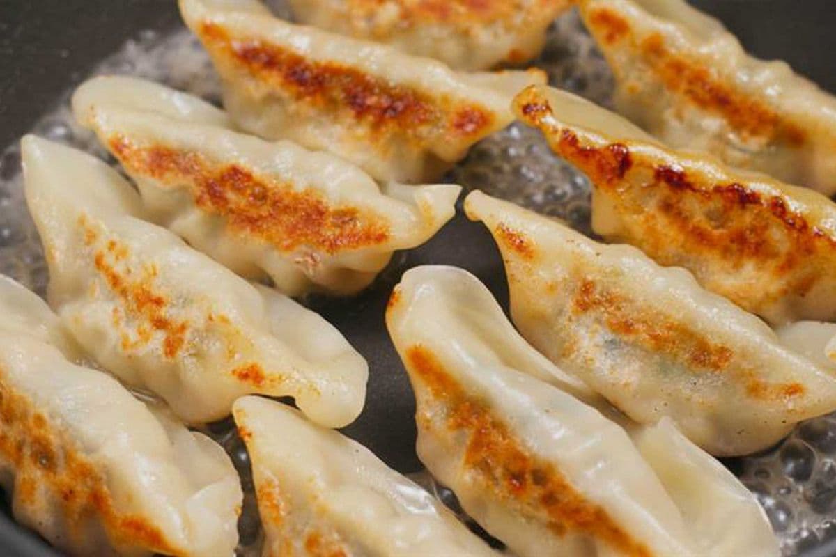 D7. Pork Dumplings 猪肉煎饺