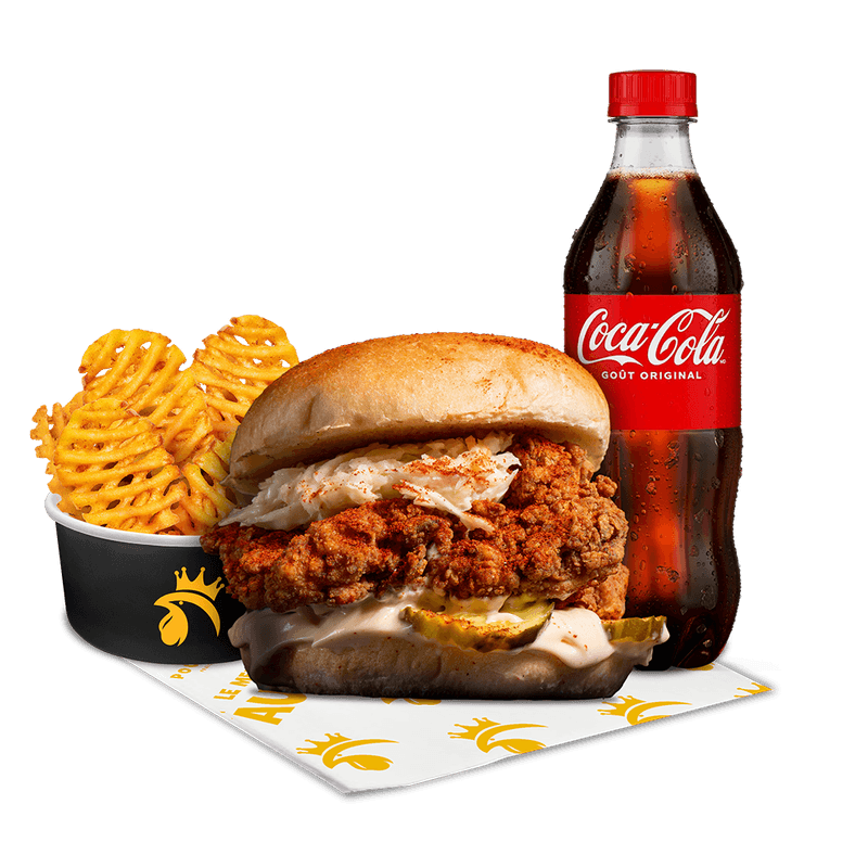 Combo Bouteille - Burger OMG / Bottle Combo - OMG Burger