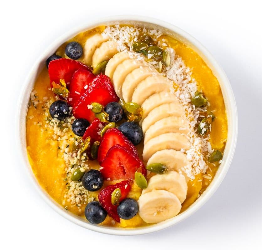 Bol de smoothie à la mangue / Mango Smoothie Bowl