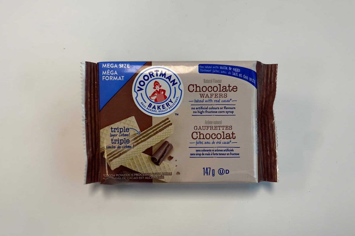 Voortman Chocolate Wafers (147g) (150 Cal)