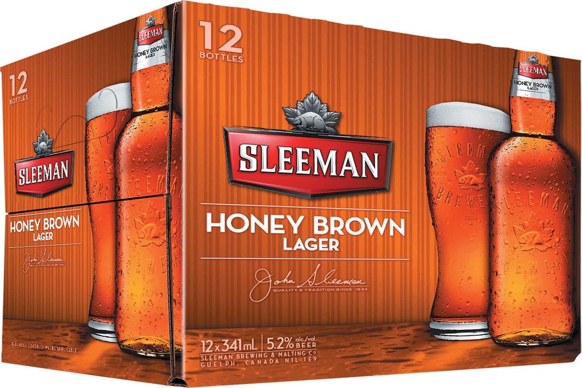 Sleeman Honey Brown (12 x 341 ml Bottles)