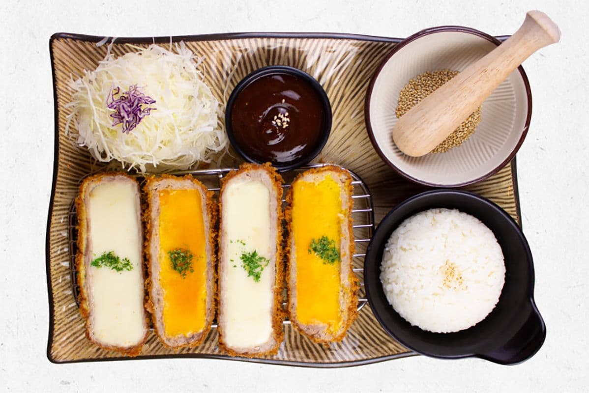 Gold and Silver Katsu (Half & Half)