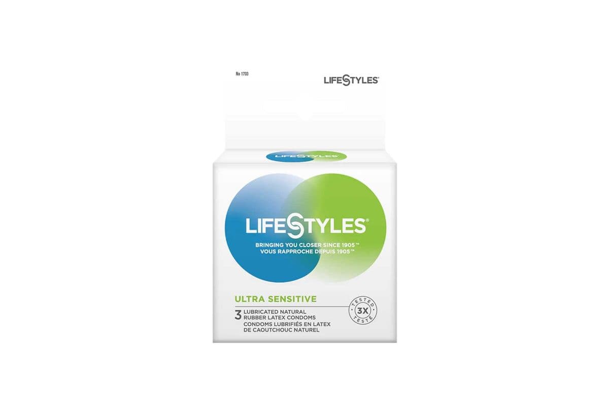 Lifestyles Ultra Sensitive Condom (3 ct)