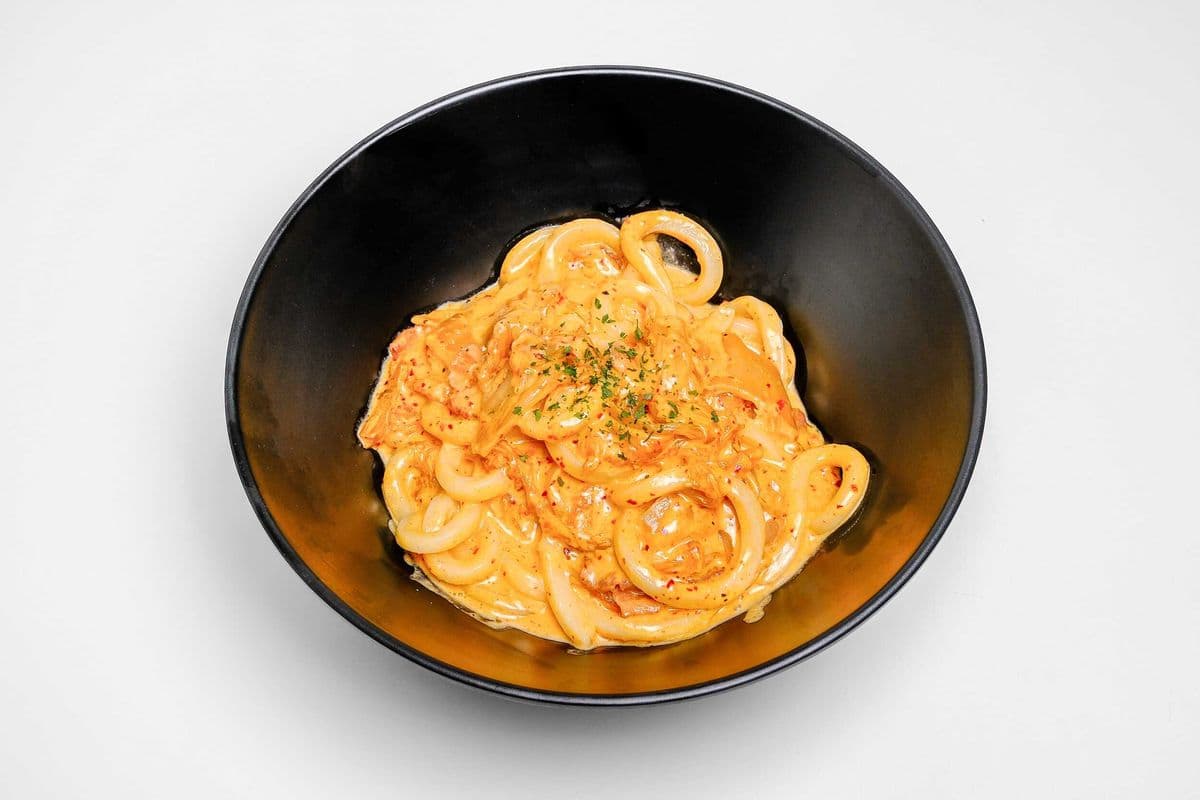kimchi cream udon