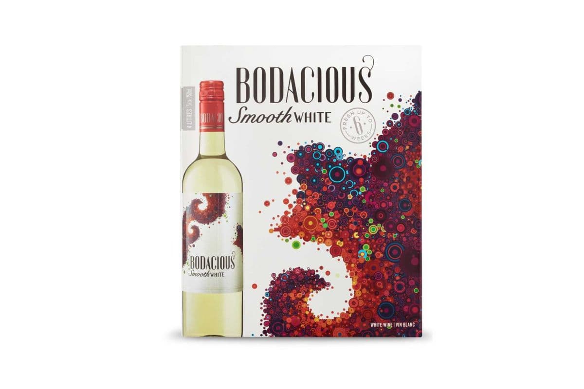 Bodacious Smooth White Bib Box Wine (4 L) (1 x 4000ml)
