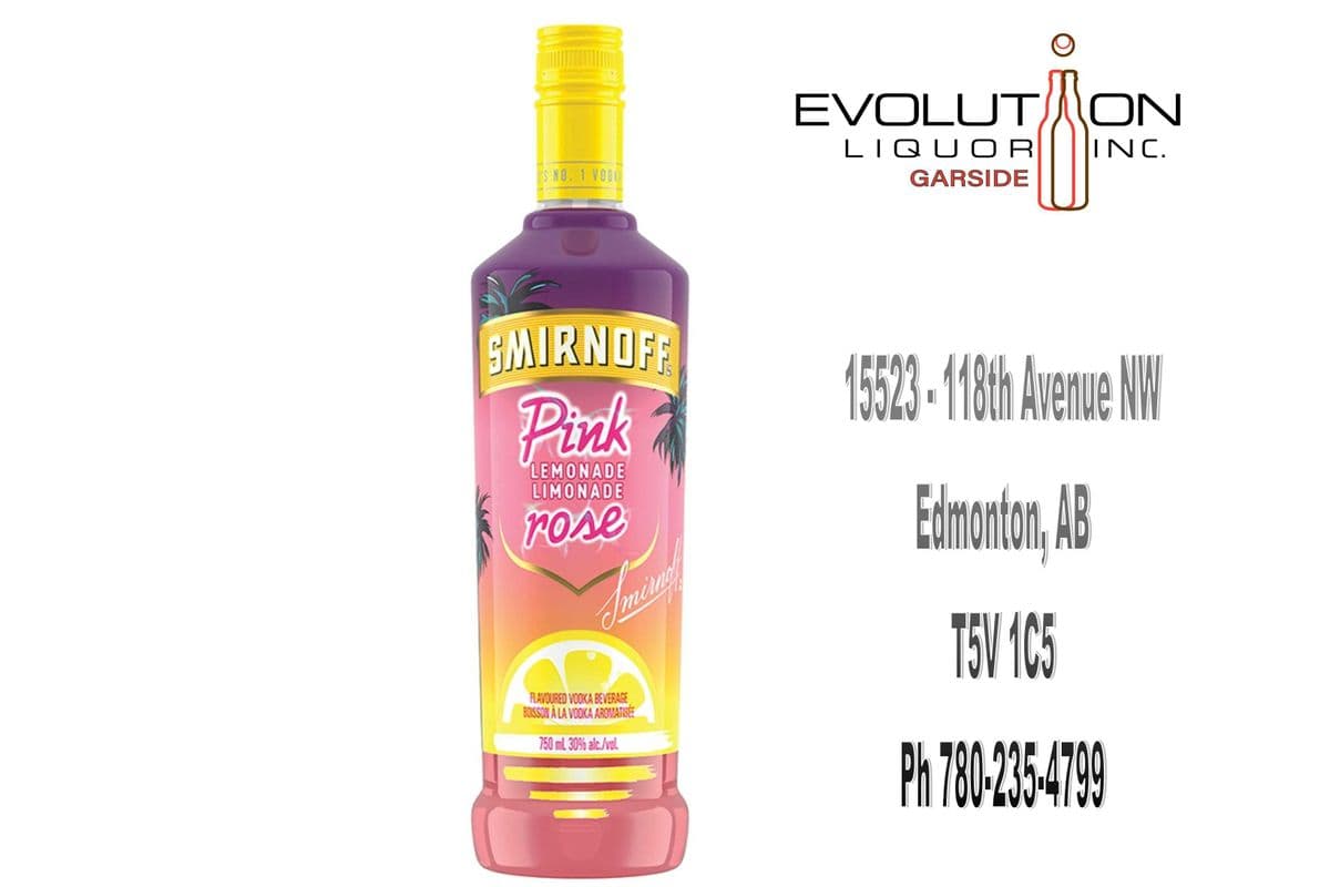 Smirnoff Vodka Pink Lemonade 0750G (1 x 750ml Glass Bottle)