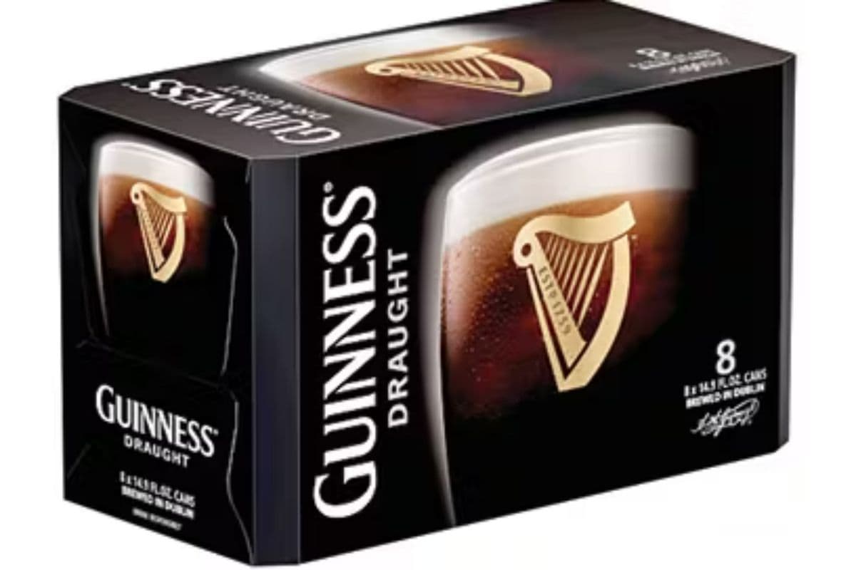 Guinness Draught (8 x 355 ml Cans)