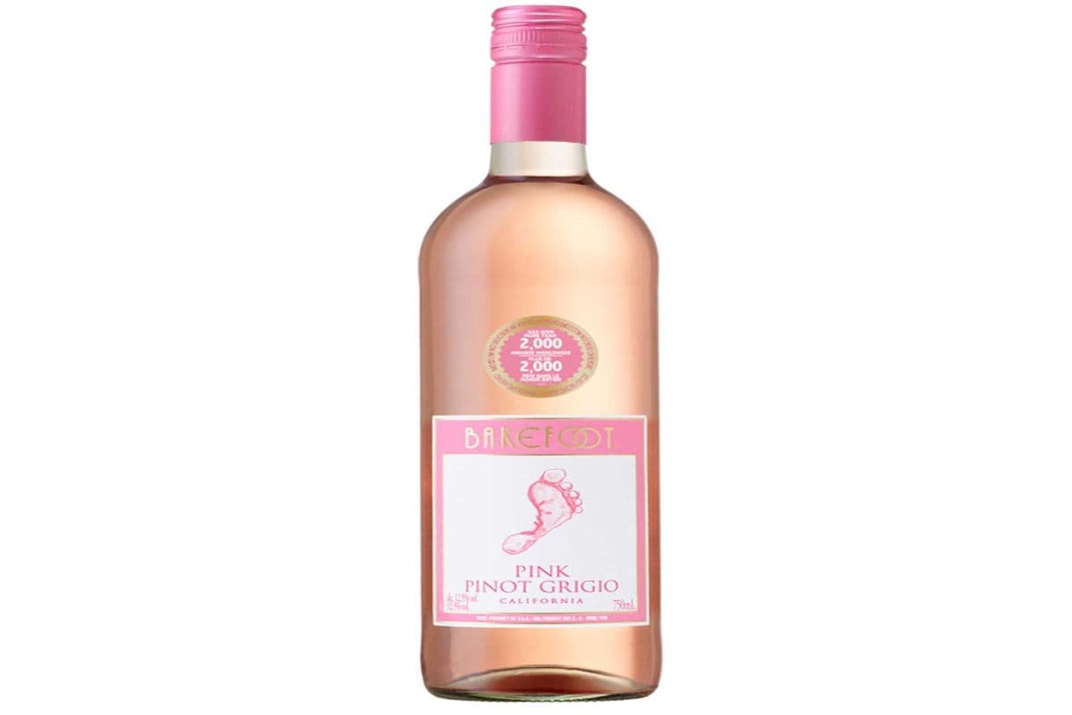 Barefoot Pink Pinot Grigio 750 ML (1 x 750ML)