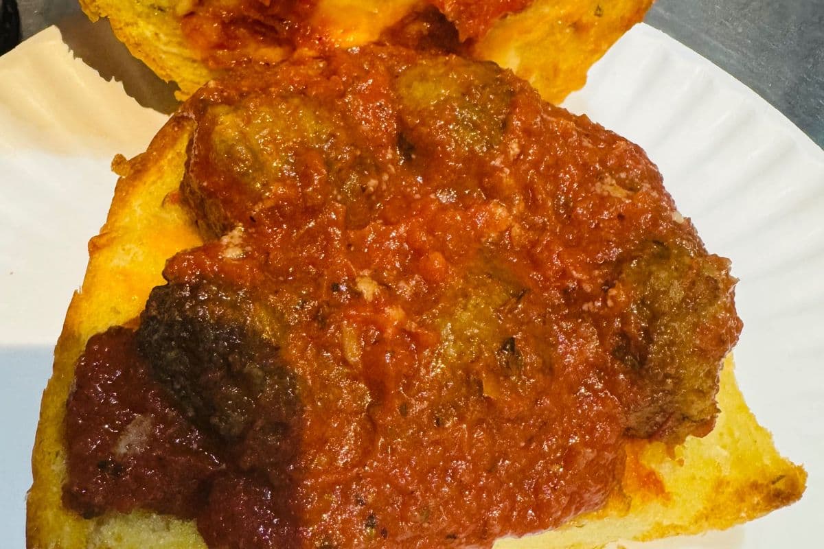 Meatball Garlic Bread Sandwich