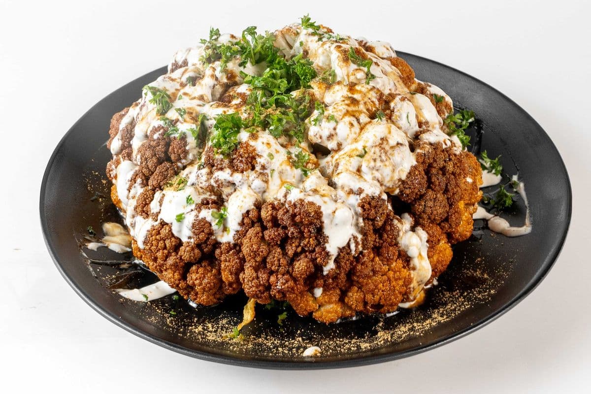 Whole Fried Cauliflower