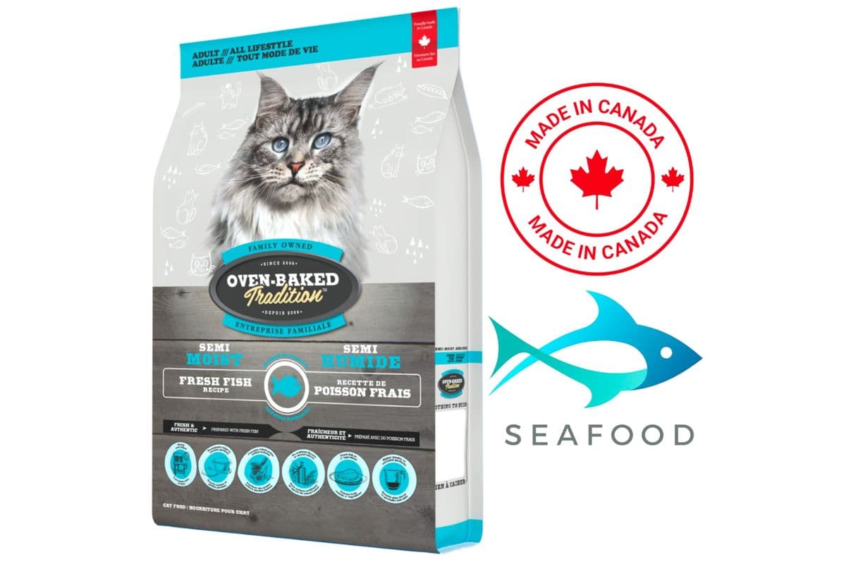 Oven-Baked Tradition - Semi-Moist Fish Dry Cat Food (3 lbs)