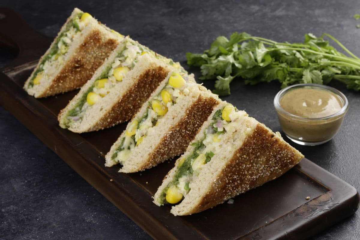 Corn Fiesta Jumbo Grilled Sandwich