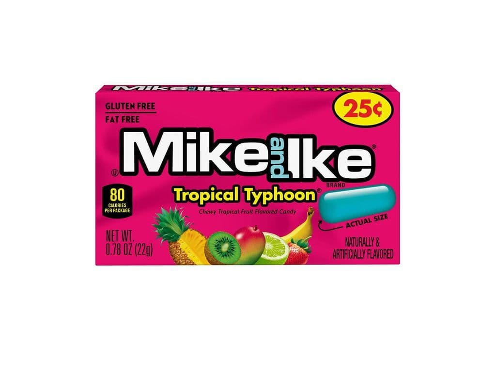 Mike and Ike Tropical Typhoon 22g Fruit Candy Jelly Beans