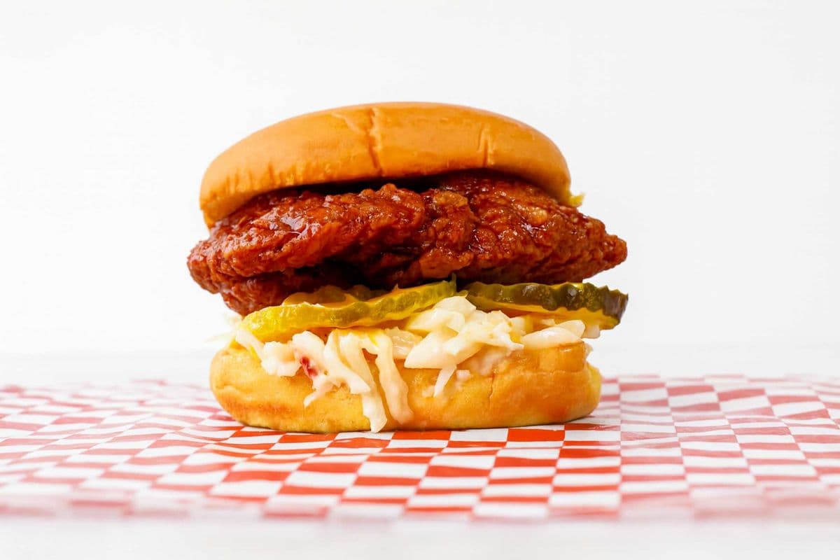 Nashville Hot Crispy Chicken Sandwich