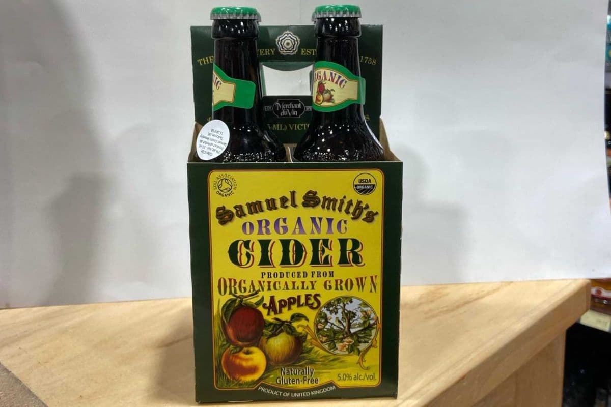 SAMUEL SMITH ORGANIC APPLE CIDER 4 BTLS (1 x 4X355 ML)