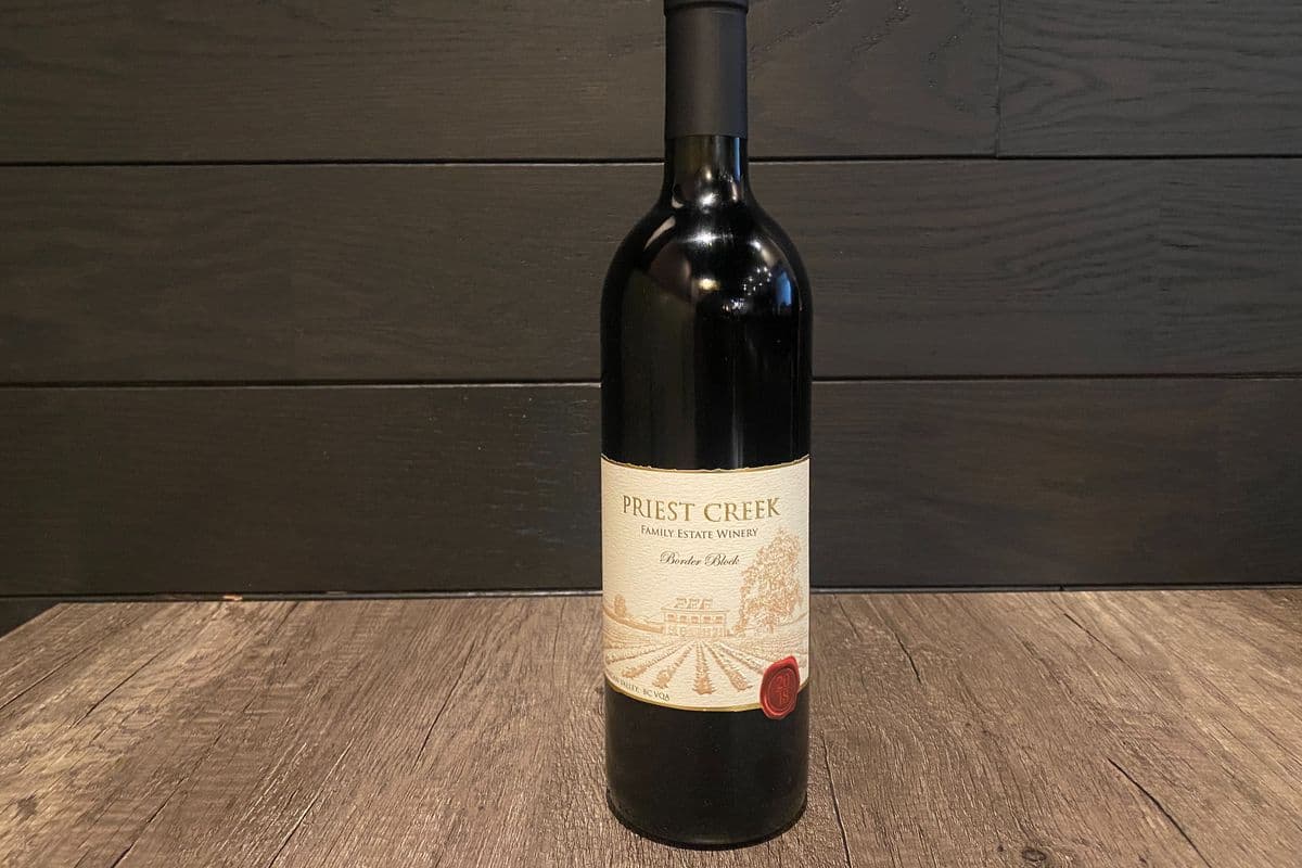 Priest Creek Border Block Merlot (1 x 750 ml Bottle)