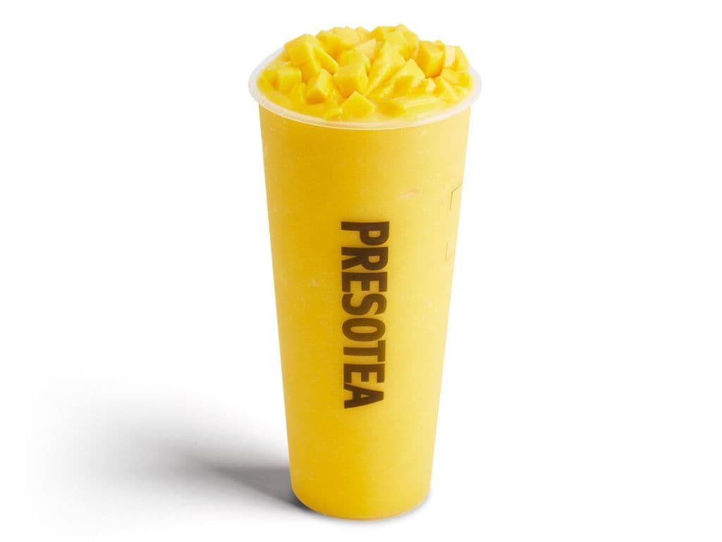 Frappé glacé au yogourt et mangue fraîche / Fresh Mango Yogurt Slush