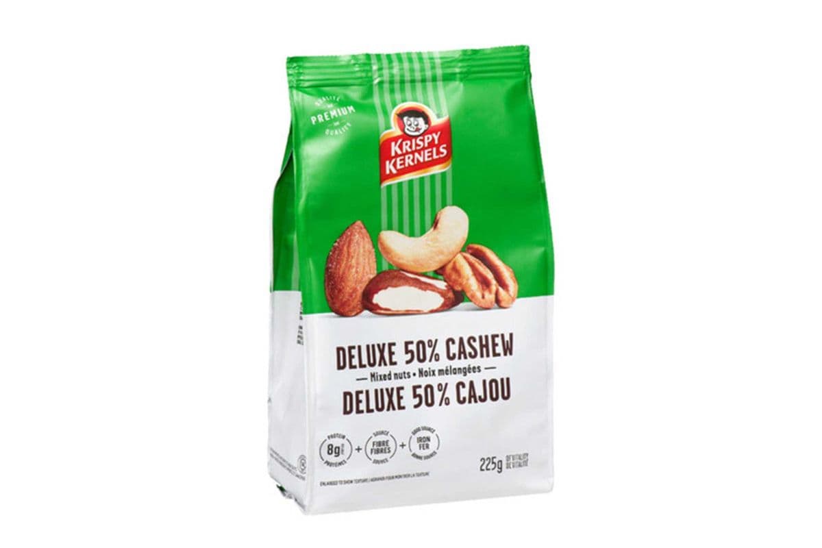 Krispy Kernels Mix Nuts 50% Cashew 225g