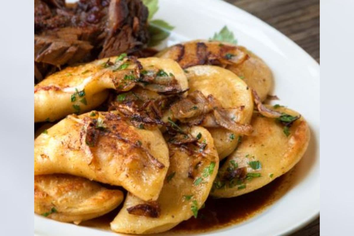 High End Bistro Philly Cheese Steak Perogies