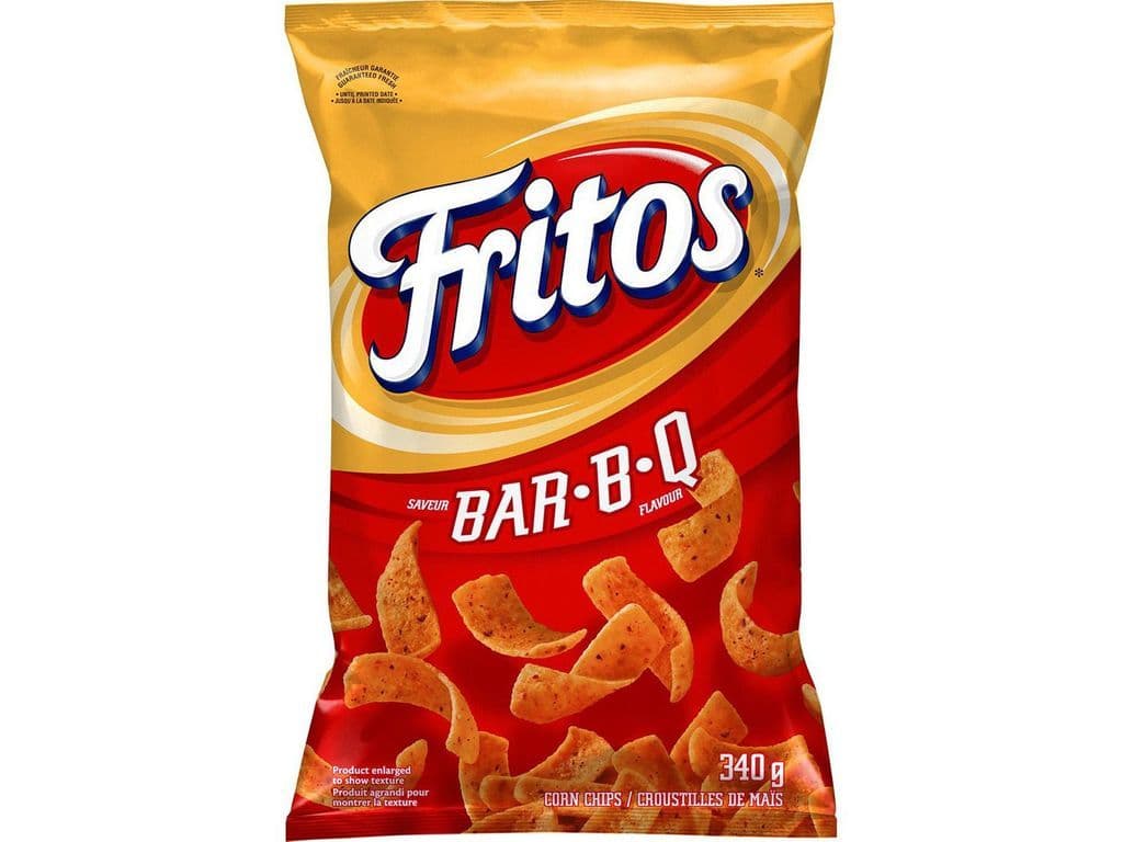 Fritos BBQ Zesty Corn Chips 340g