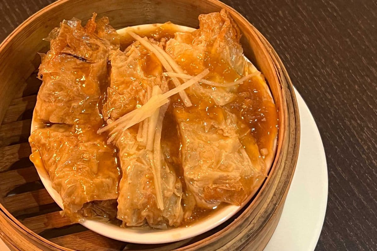 212. Steamed Vegs in Beancurd Roll (蒸素菜鮮竹卷)/3 pcs
