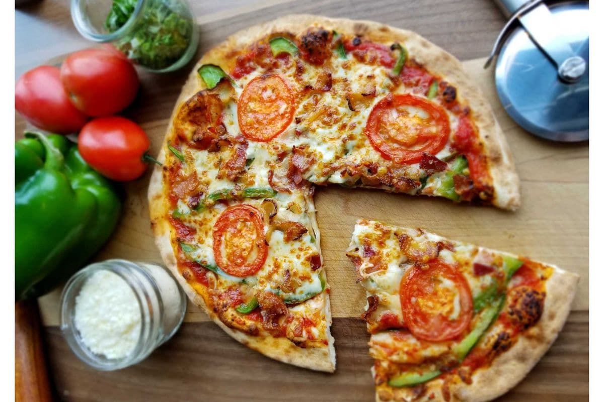 12" moyenne pizza estivale / 12" Medium Summer Pizza