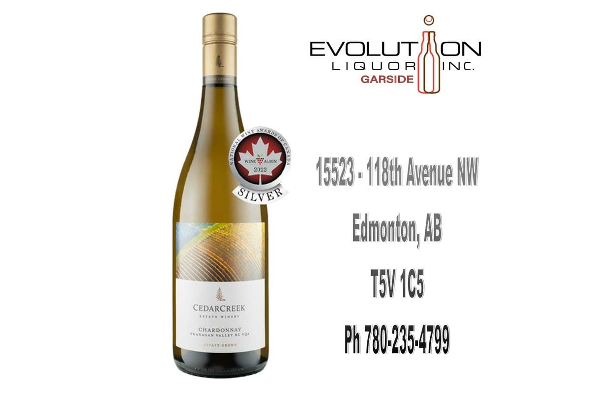 CedarCreek Estate Chardonnay VQA 0750G (1 x 750 ml)
