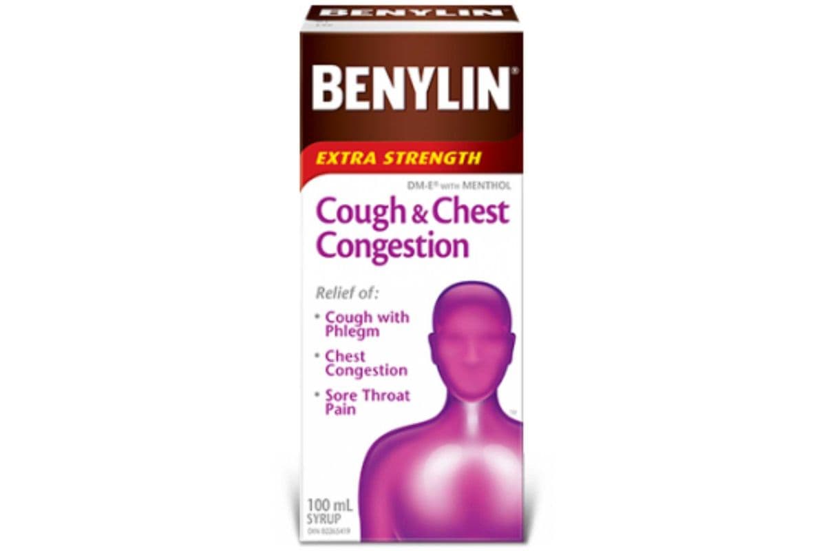 Benylin Extra Strength Cough & Chest Congestion Syrup (100 ml)