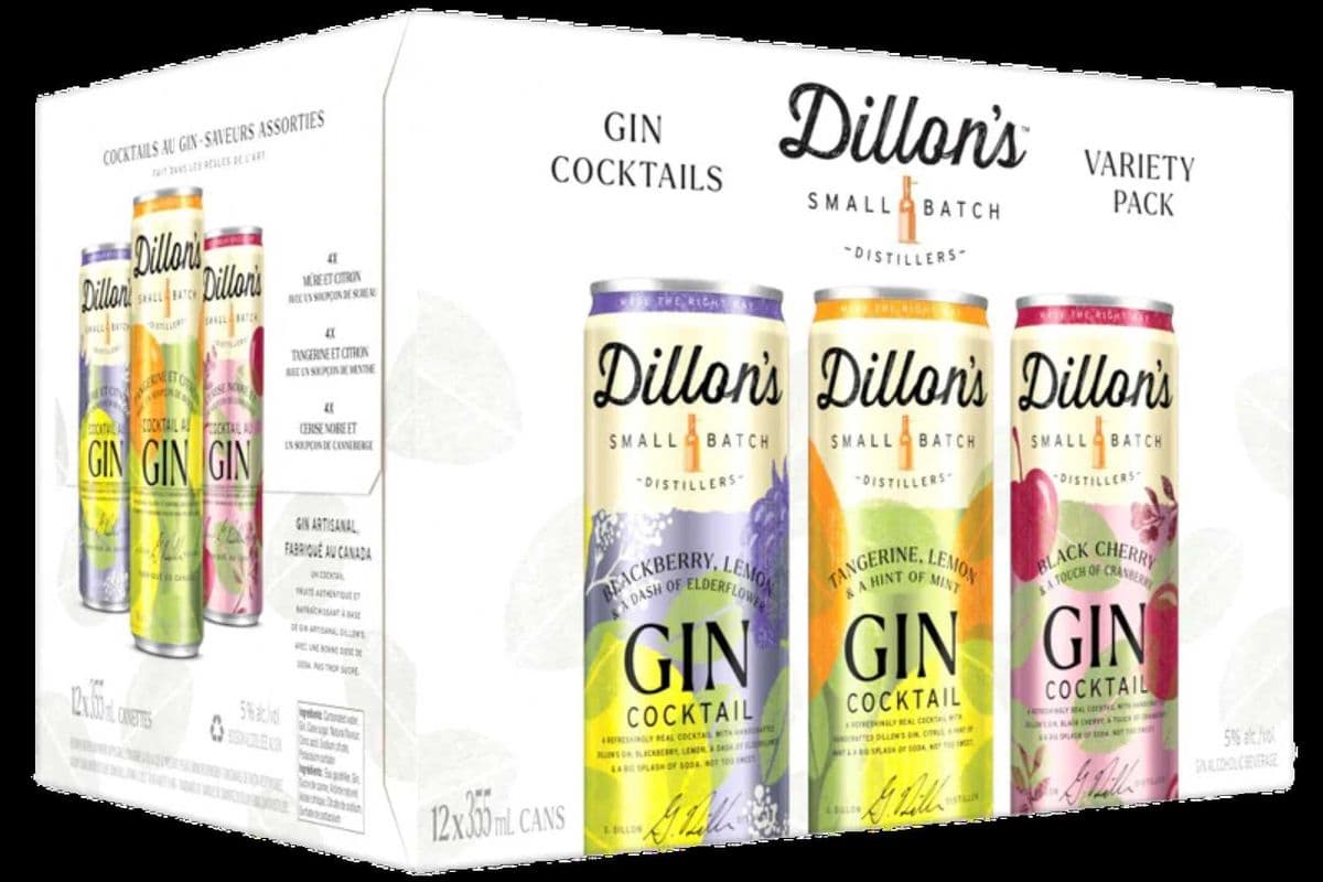 DILLON'S GIN VARIETY 12 PACK (12 x 355ML)