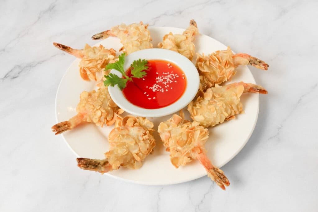 Almond Prawns
