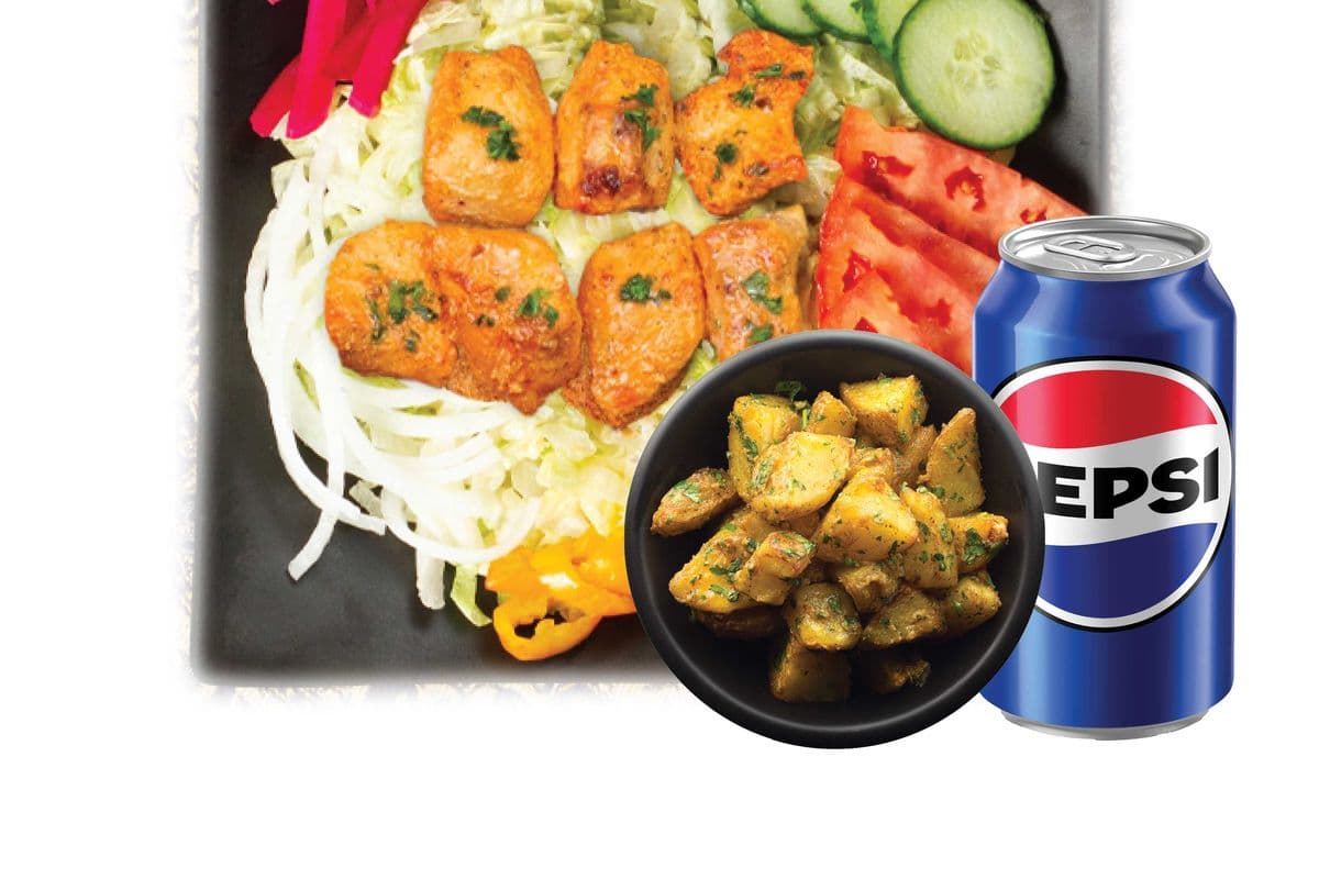 Chicken Kebab Salad Bowl Combo