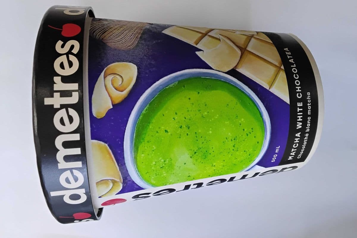 Demetres matcha white chocolate (500 ml)