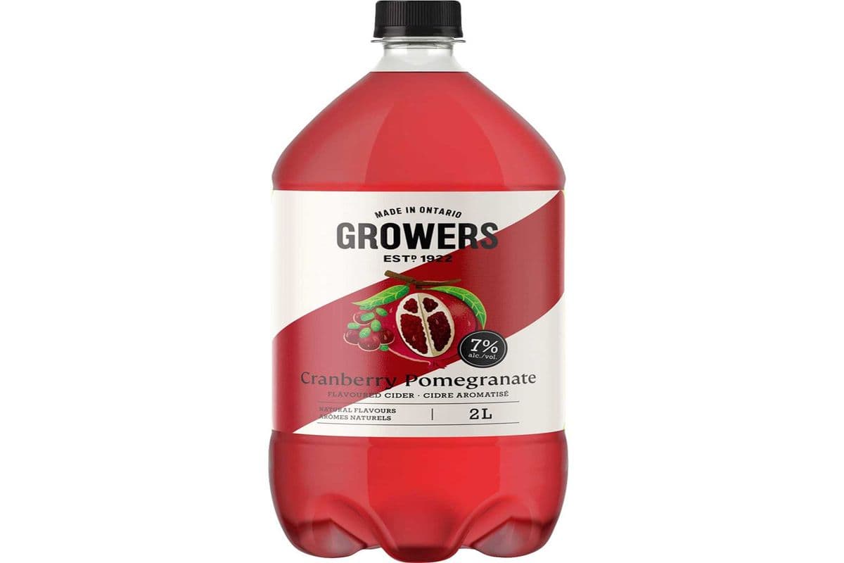 Growers Cranberry Pomegranate CIDER (1 x 2L)