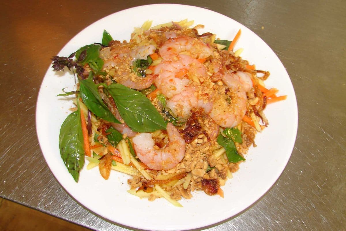 6- Mixed Salad With Shrimp