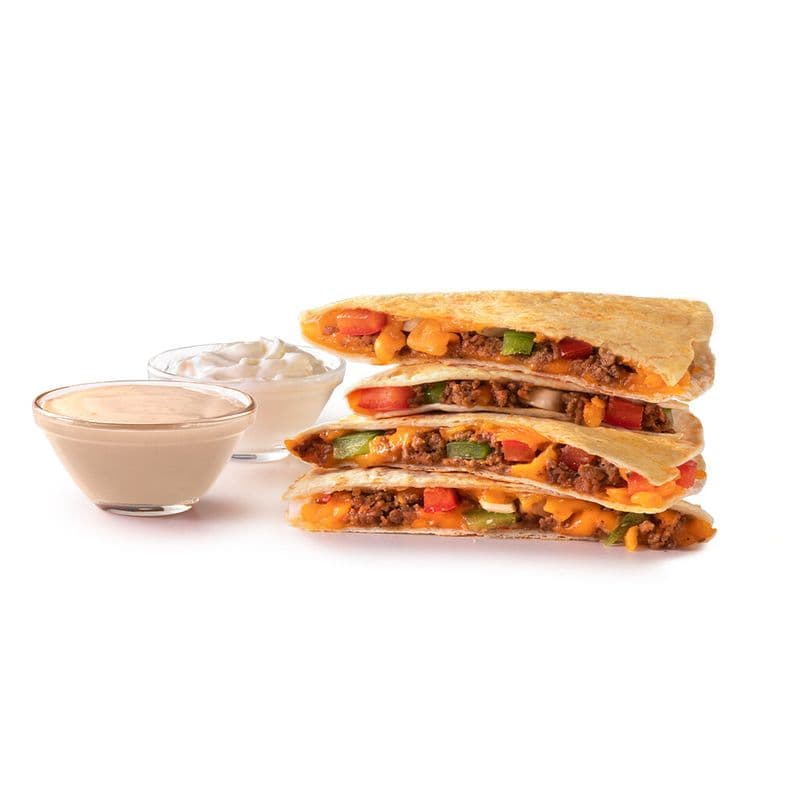 CHEESY BEEF QUESADILLA COMBO