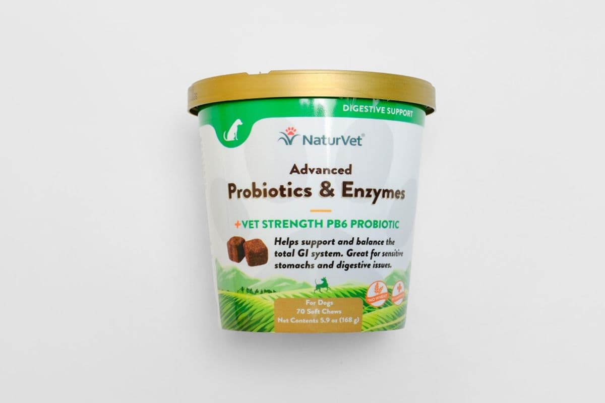 NaturVet - Advanced Probiotics and Enzymes - (70 Soft Chews)