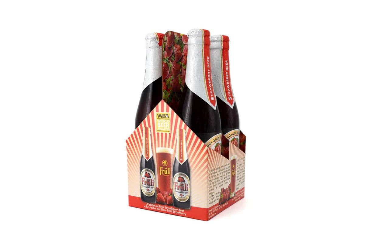 Fruli Strawberry Beer (4 x 330ML BOTTLES)