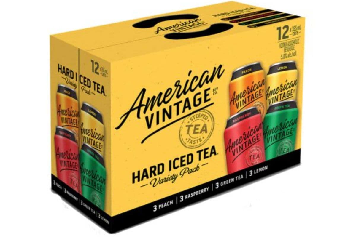 American Vintage Iced Tea Mixer (12 x 355 ml Cans)