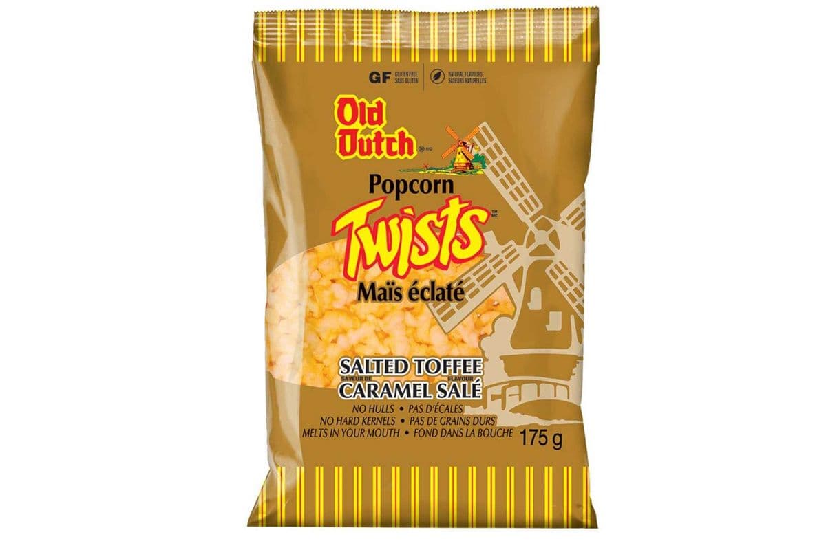 Old Dutch Popcorn Twists Salted Toffee (175 g)