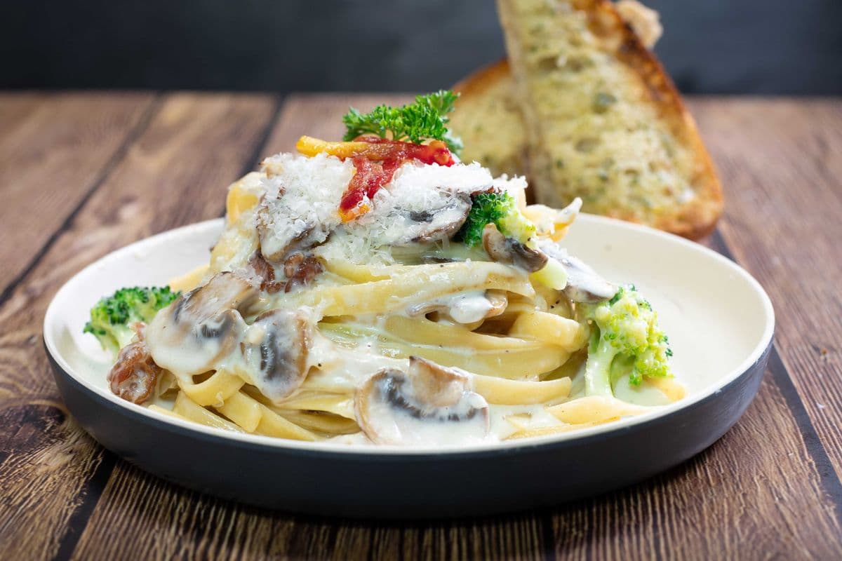 Bulgogi Truffle Alfredo Pasta