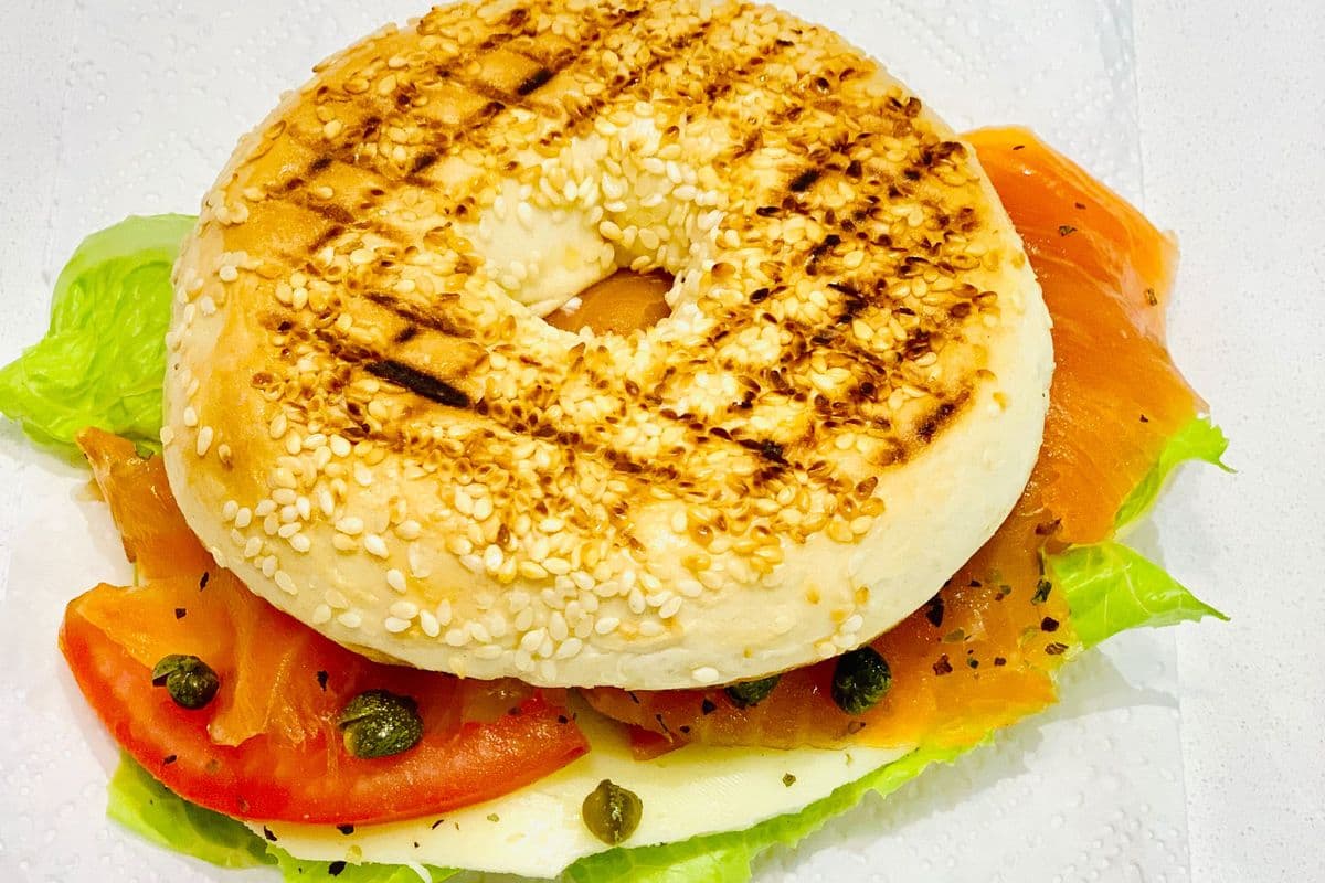 Bagel au saumon fumée