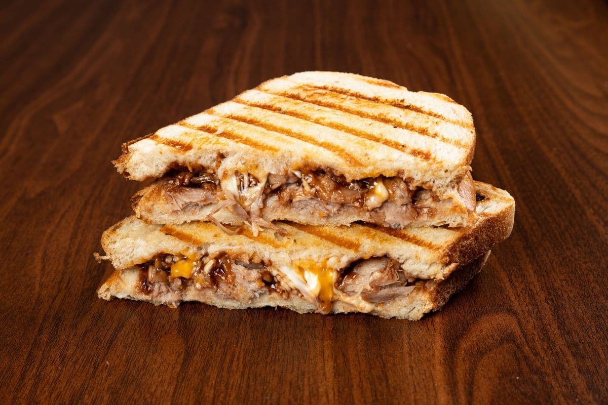 BBQ Pulled Pork Melt Sandwich