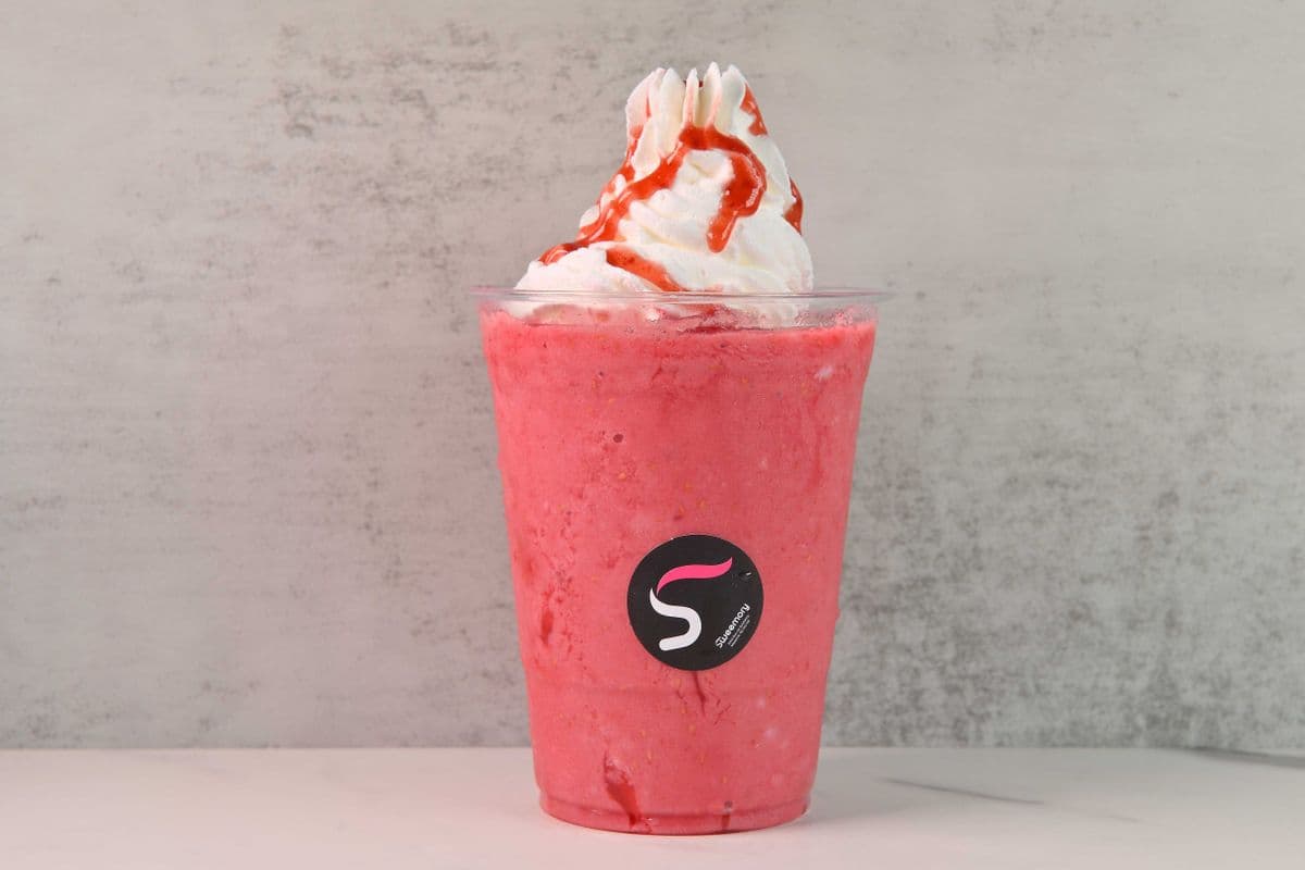 Lait frappe 16 Oz Framboise / MilkShake 16 Oz Raspberry